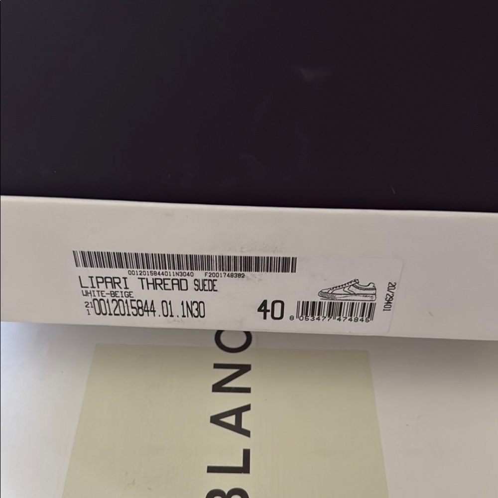 Voile Blanche Cream Sneakers Minimalist Design - Picture 6 of 6